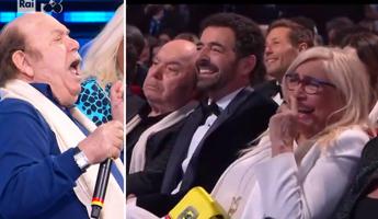 Lino Banfi diventa un meme a Sanremo 2024 e sbotta a Domenica In