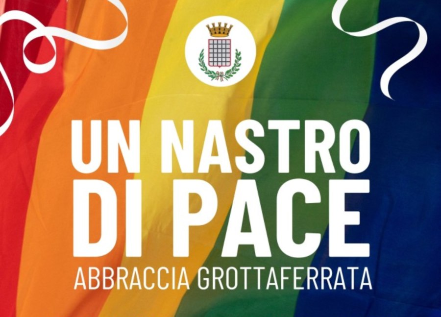 Un nastro di Pace abbraccia Grottaferrata, un mese di adesioni