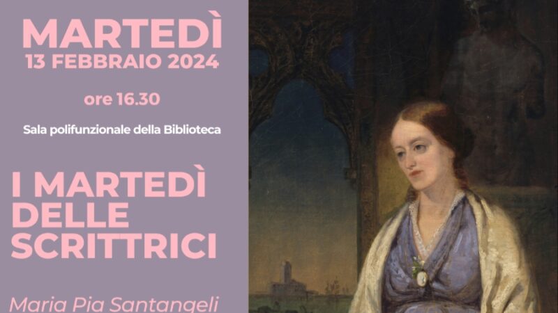 Grottaferrata, al via il ciclo di conferenze “Martedì delle scrittrici”