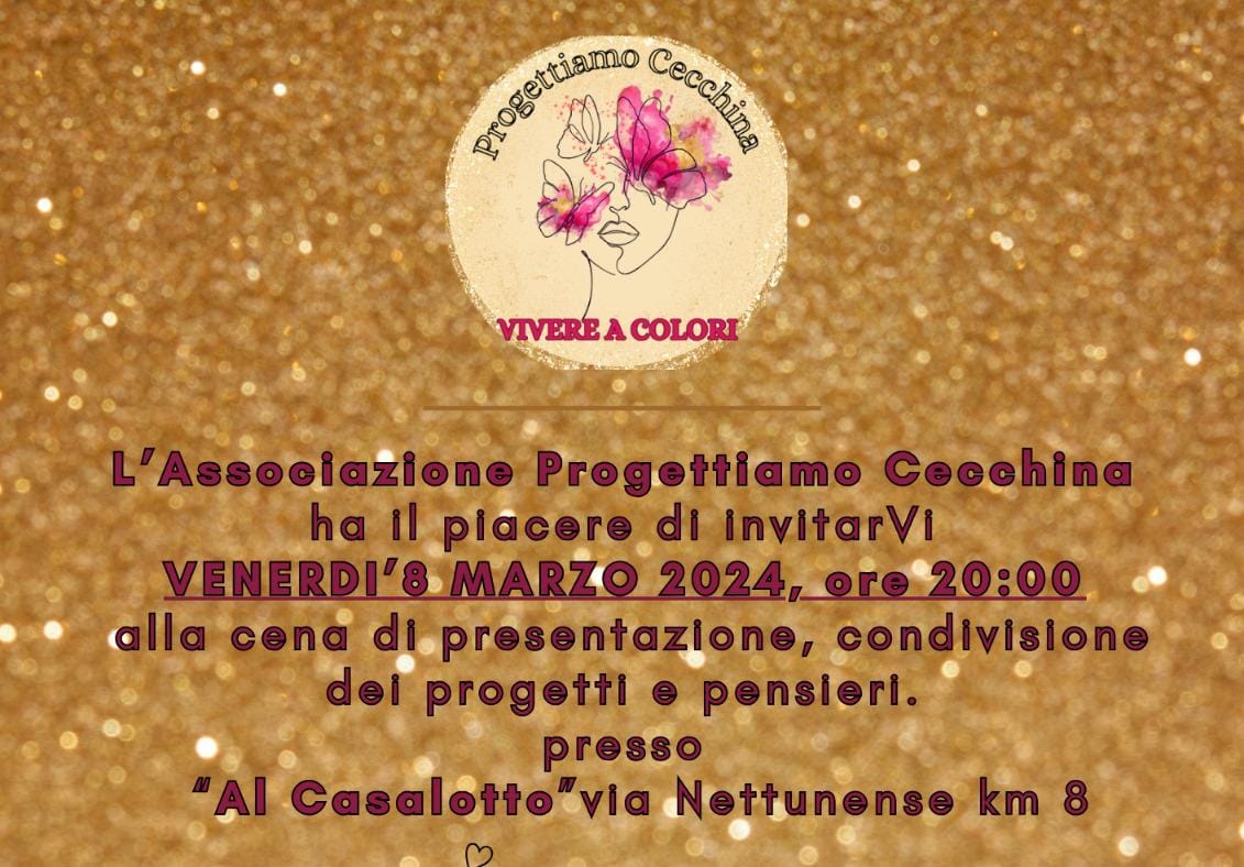 Cecchina, operativa dall’otto Marzo l’Associazione “Progettiamo Cecchina-Vivere a Colori”