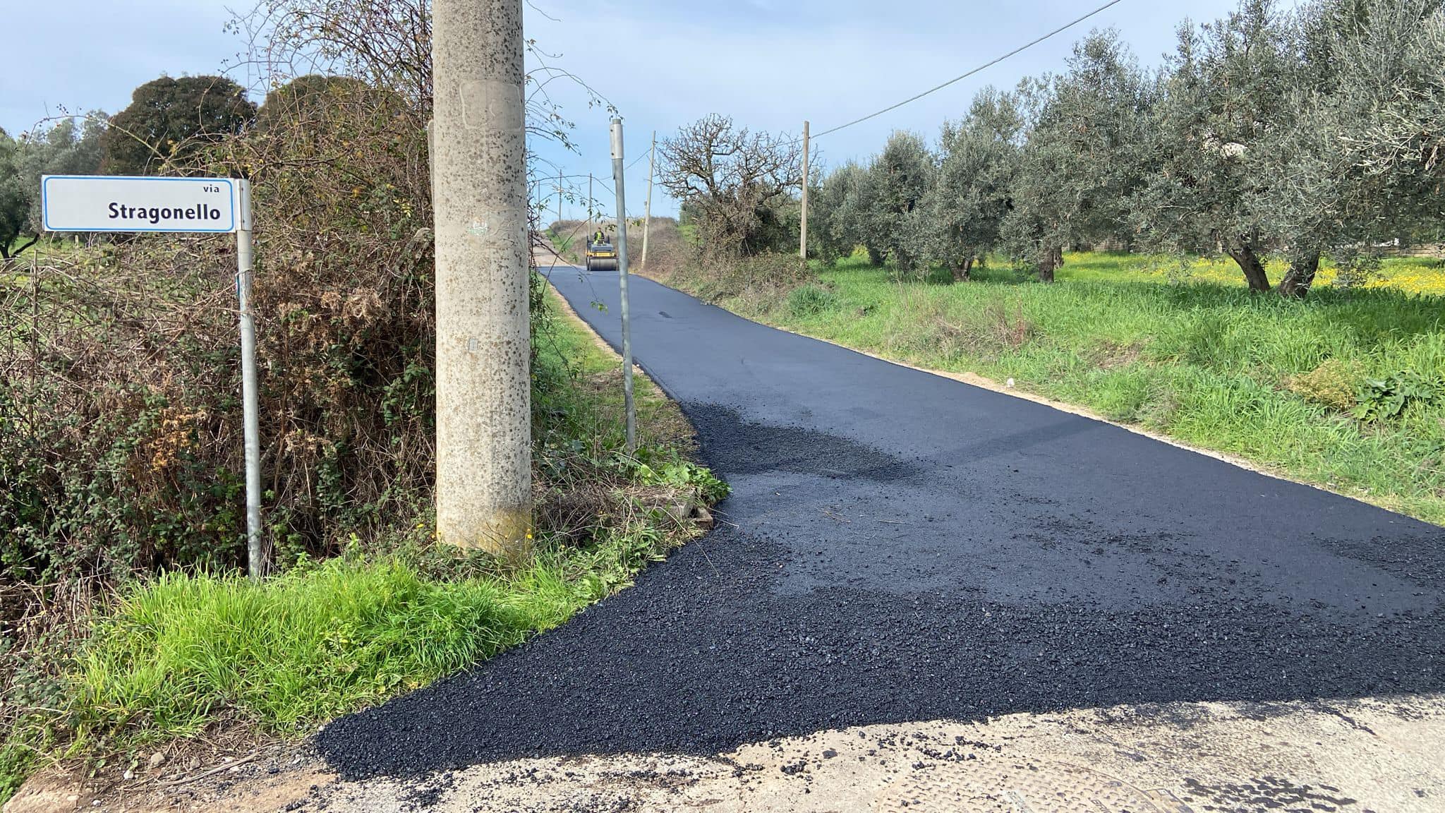 Lanuvio, terminati i lavori di rifacimento del manto stradale nel Quartiere Stragonello