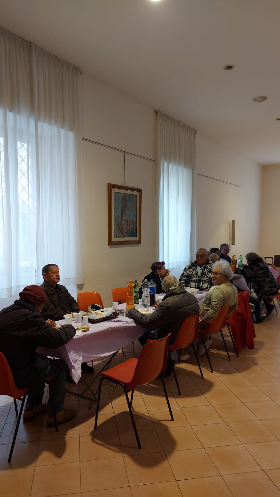 Ariccia, in tanti al pranzo solidale organizzato dai volontari e dalla Caritas