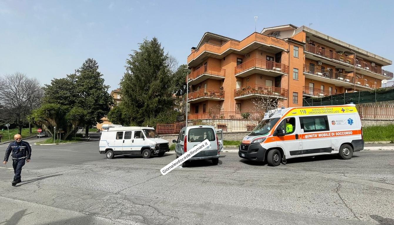 Genzano, turista col camper coinvolta in un incidente in via Montegiove Nuovo