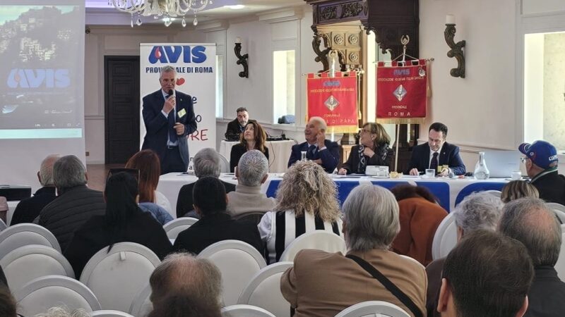 Rocca di Papa, 76esima assemblea Avis: impegno e servizio alla comunità