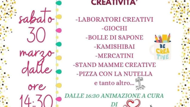 Albano-Cecchina, “Mettiamo in piazza la creatività”: sabato 30 laboratori e mercatini