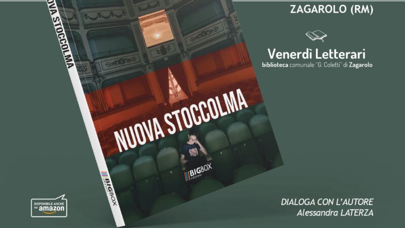 “Nuova Stoccolma”, nuovo appuntamento con i venerdì letterari di Zagarolo