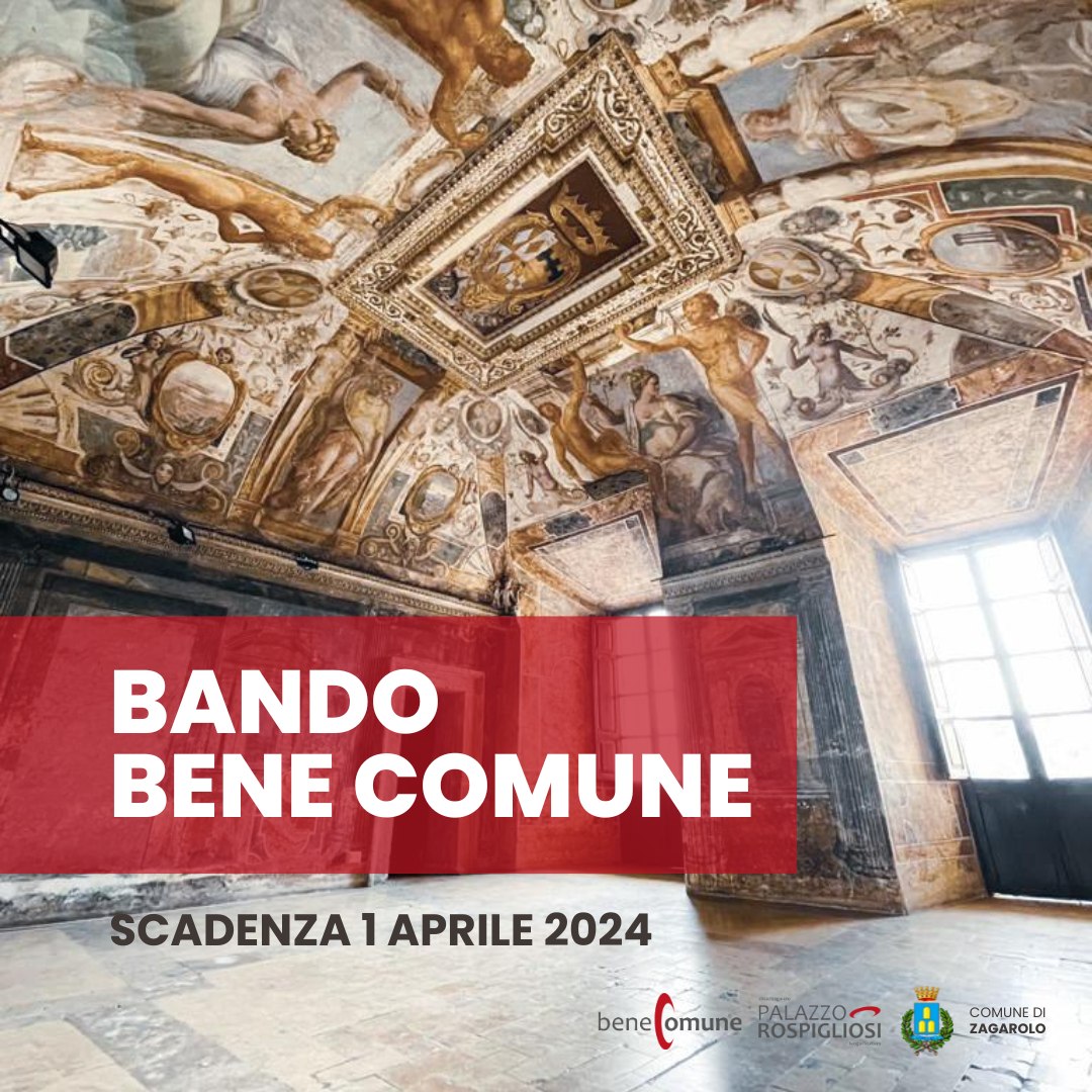 Zagarolo, bando “Bene Comune” per usufruire delle sale di Palazzo Rospigliosi