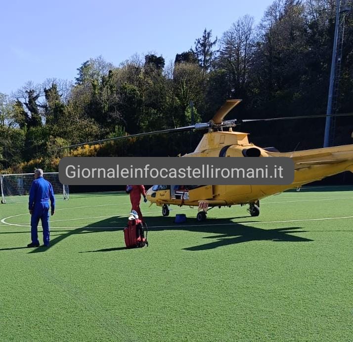 Rocca di Papa, precipita dal tetto di una stalla. Trasportato al San Camillo in elisoccorso