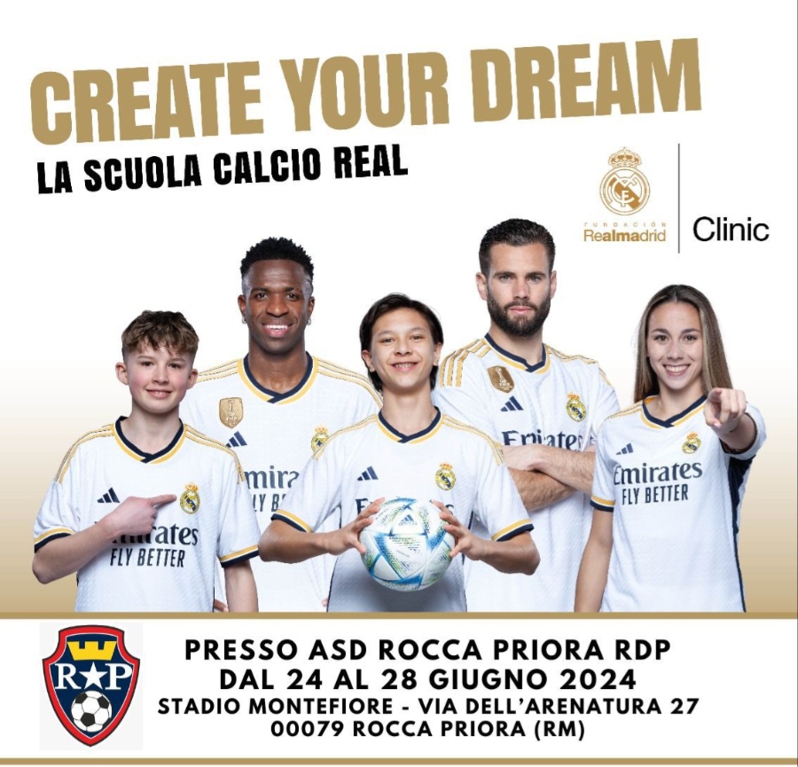 Firmato accordo tra ASD Calcio Rocca Priora e Real Madrid Foundacion Clinic