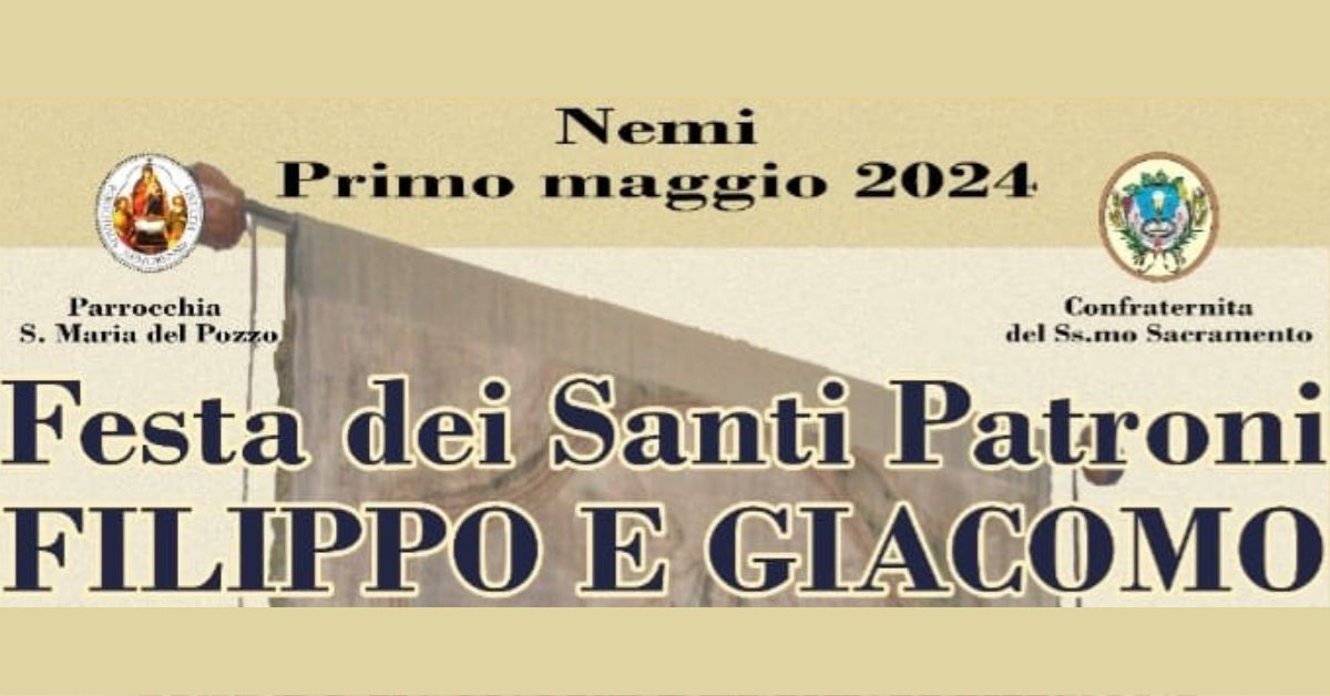 Nemi, Celebrazioni per i Santi Patroni: Festa Civile e Liturgica