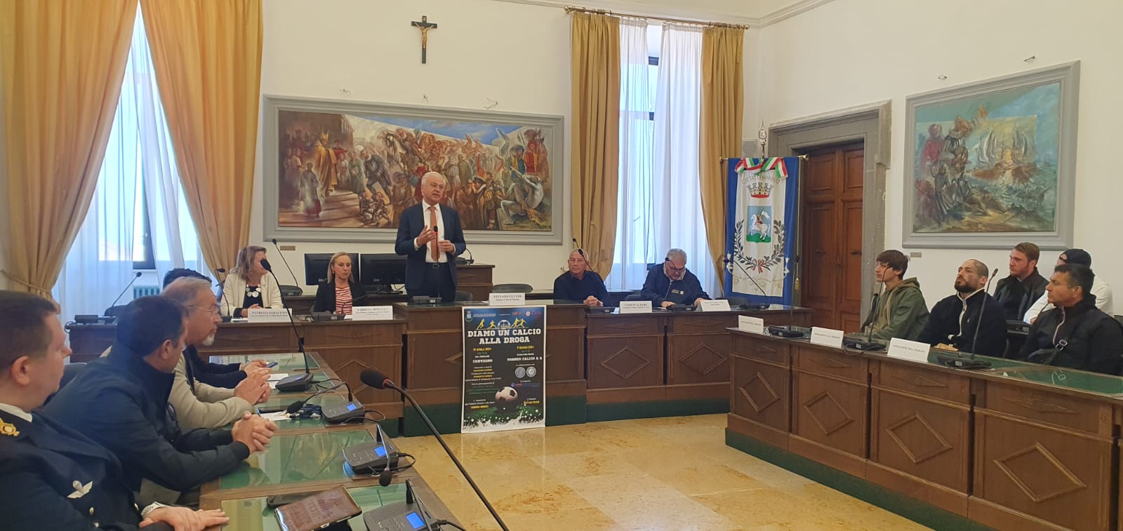 Marino, presentazione della 4^ edizione di “Diamo un calcio alla droga”