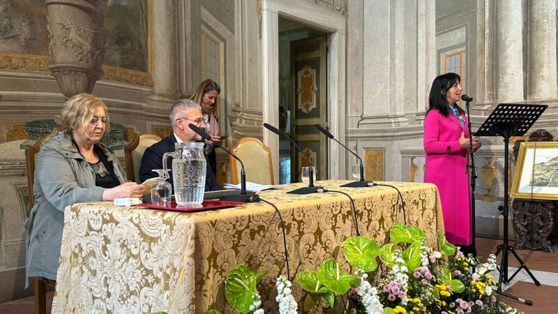 Frascati, la sindaca Francesca Sbardella al Convegno Internazionale sull’Architettura Umana a Villa Falconieri