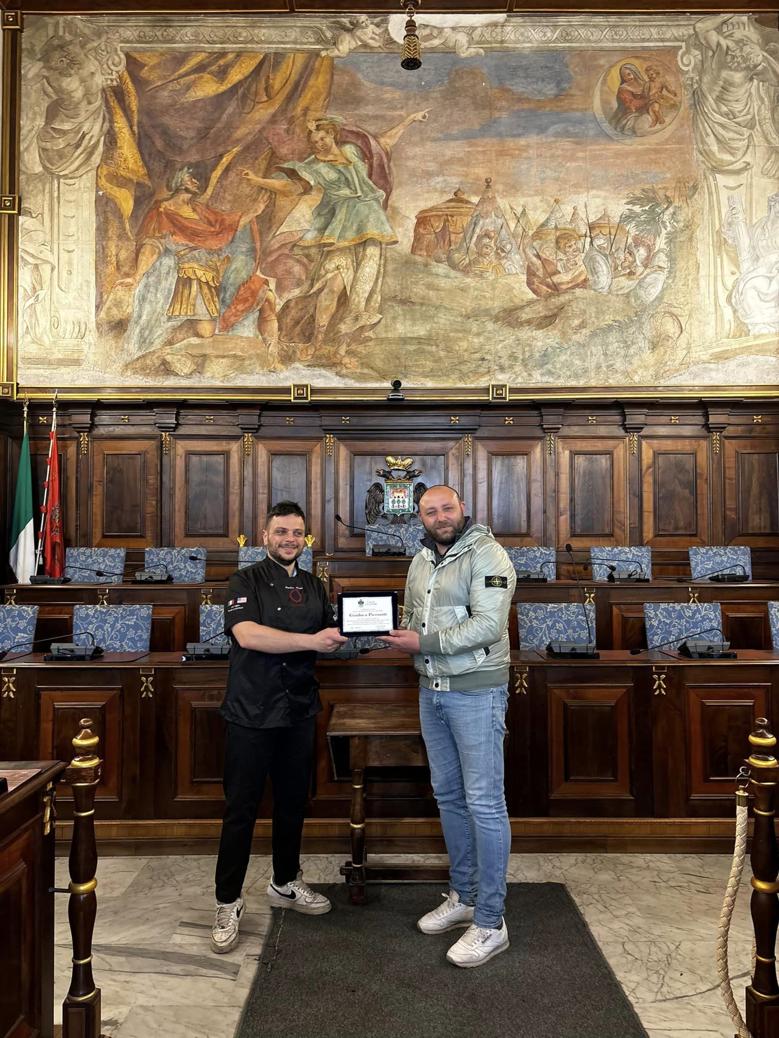 Velletri, targa di encomio al veliterno Gianluca Piersanti per la vittoria al “Best Traditional Pizza International Division 2024” di Las Vegas