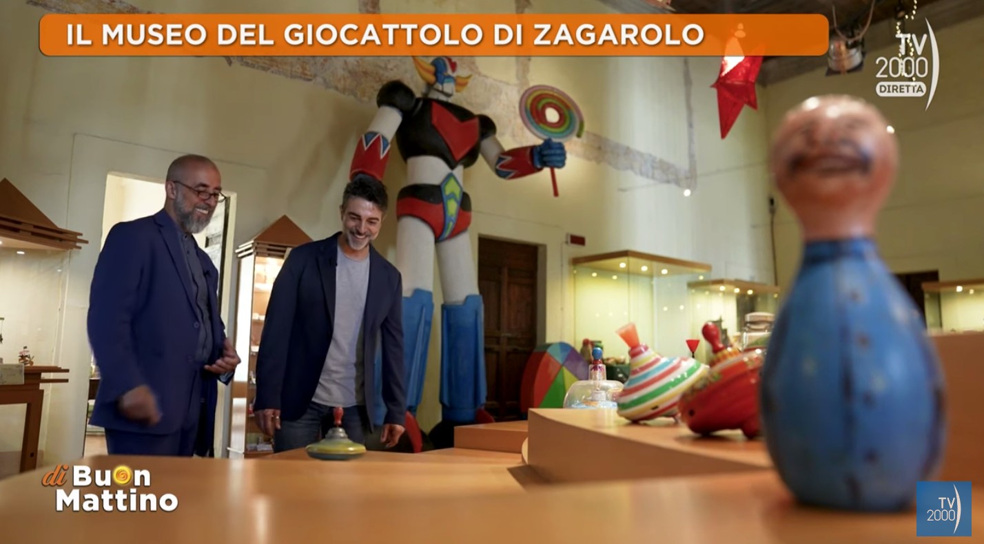 Zagarolo, il Museo del Giocattolo protagonista del programma “Di Buon Mattino”