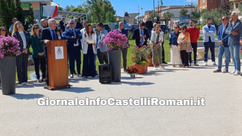 Ardea, inaugurata questa mattina Piazza Giovanni Falcone e Paolo Borsellino, alla presenza delle Autorità, Scuole e del procuratore capo Amato