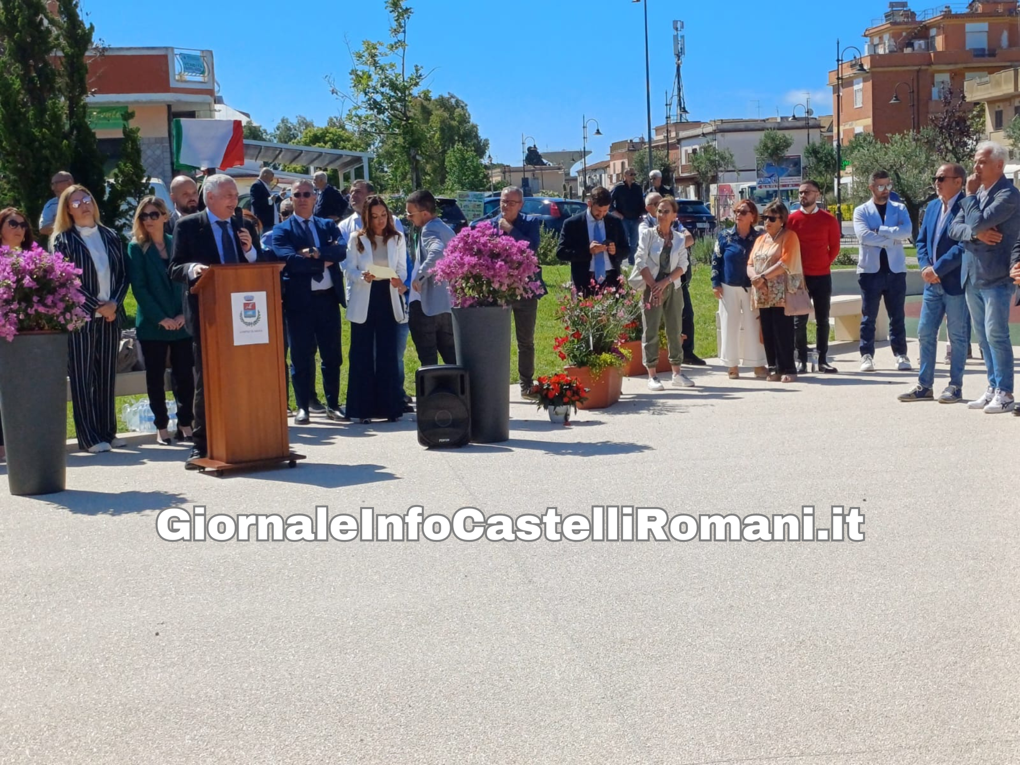 Ardea, inaugurata questa mattina Piazza Giovanni Falcone e Paolo Borsellino, alla presenza delle Autorità, Scuole e del procuratore capo Amato