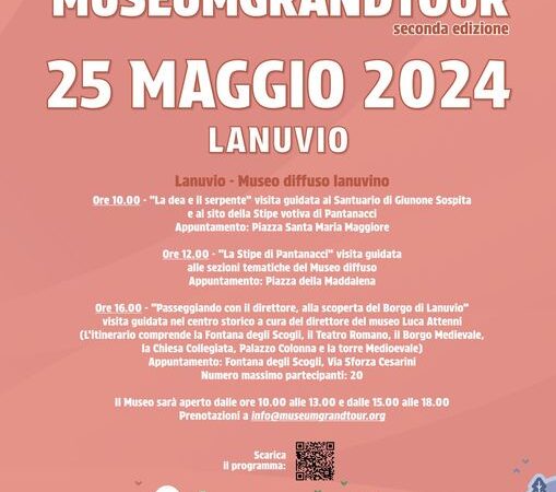 Lanuvio, gli Itinerari del Museumgrandtour – Edizione Primaverile