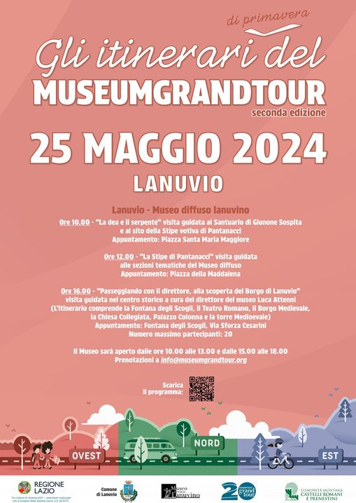 Lanuvio, gli Itinerari del Museumgrandtour – Edizione Primaverile