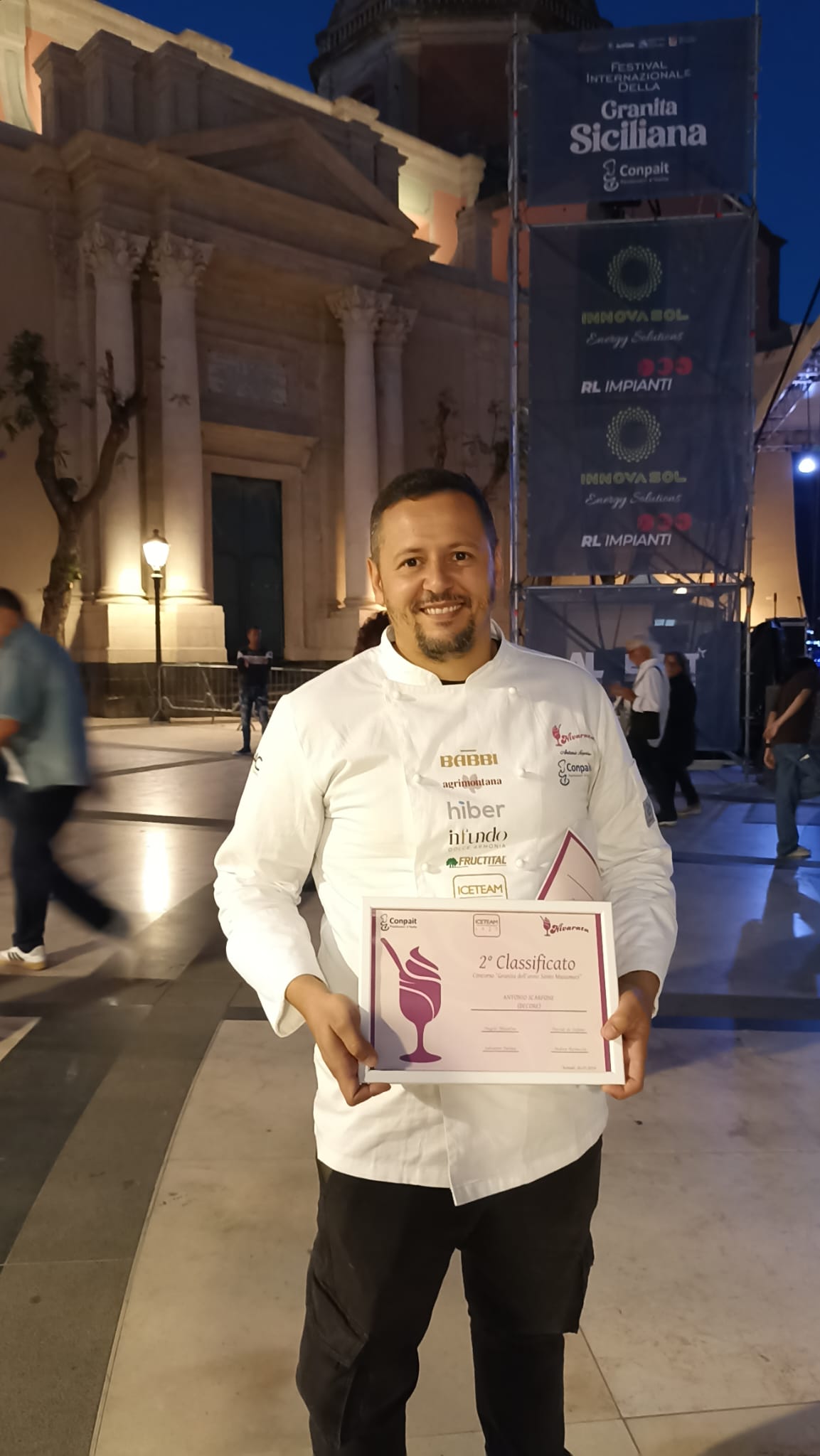 Albano, il gelatiere Antonio Scarfone conquista il secondo posto al Festival Internazionale della Granita in Sicilia