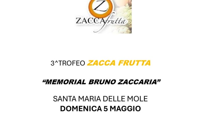 Santa Maria delle Mole, 3^ trofeo zacca frutta