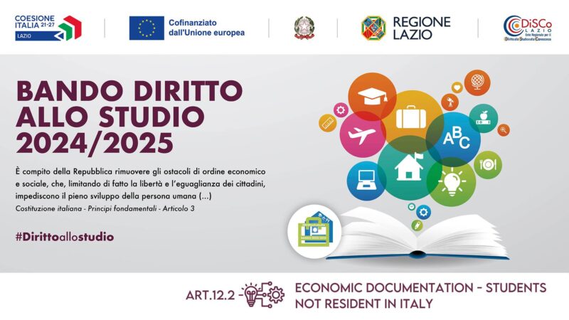 Zagarolo, bando Diritto allo Studio 2024-2025: scadenza 22 luglio