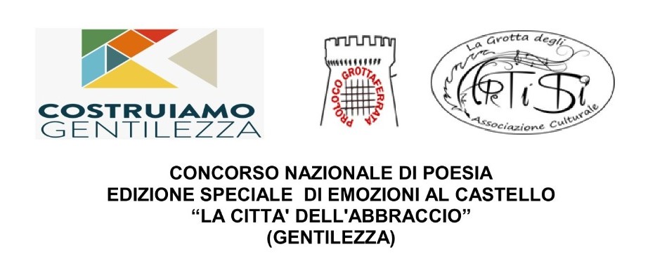 Grottaferrata, concorso nazionale di poesia “La Città dell’Abbraccio” (Gentilezza): edizione speciale del premio “Emozioni al Castello”