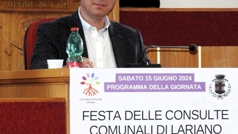 Lariano, prima edizione della Festa delle Consulte Comunali: un successo per la comunità