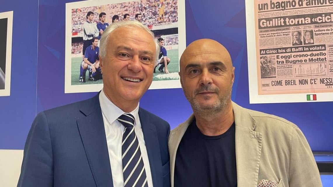 Marino, Giuseppe Giannini responsabile tecnico della Nuova Scuola Calcio allo stadio comunale “Domenico Fiore – Italia ’90”