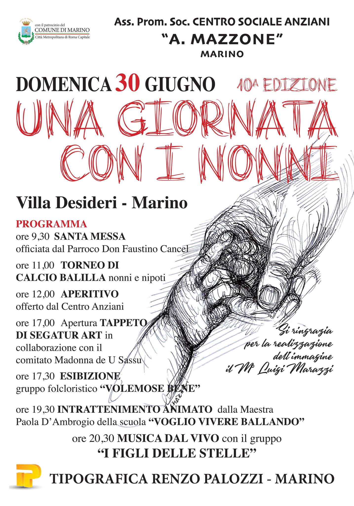 Marino, decima edizione dell’evento “una giornata con i nonni”