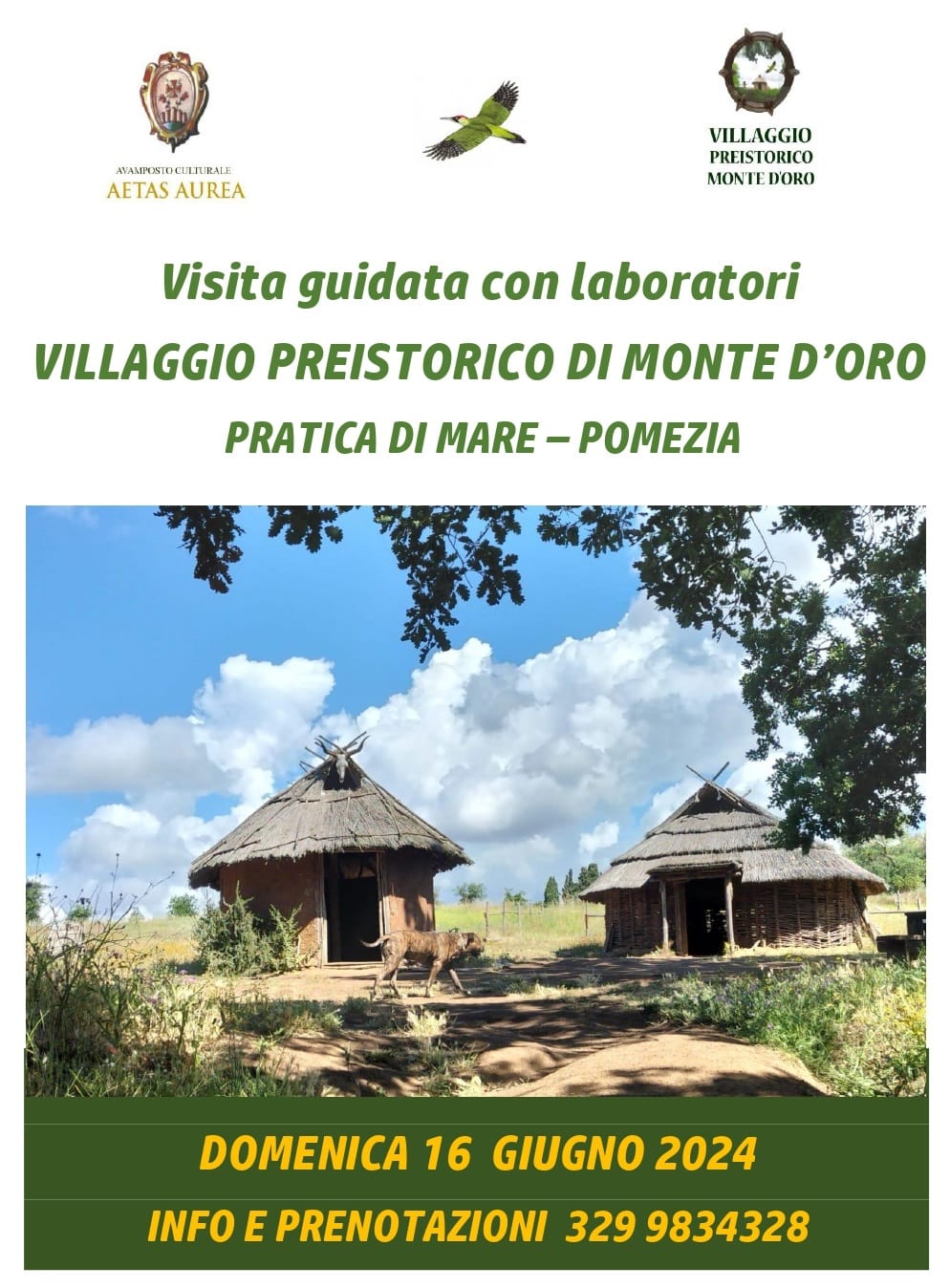 Pomezia, il villaggio preistorico di Monte D’Oro apre le porte alle famiglie il 16 Giugno