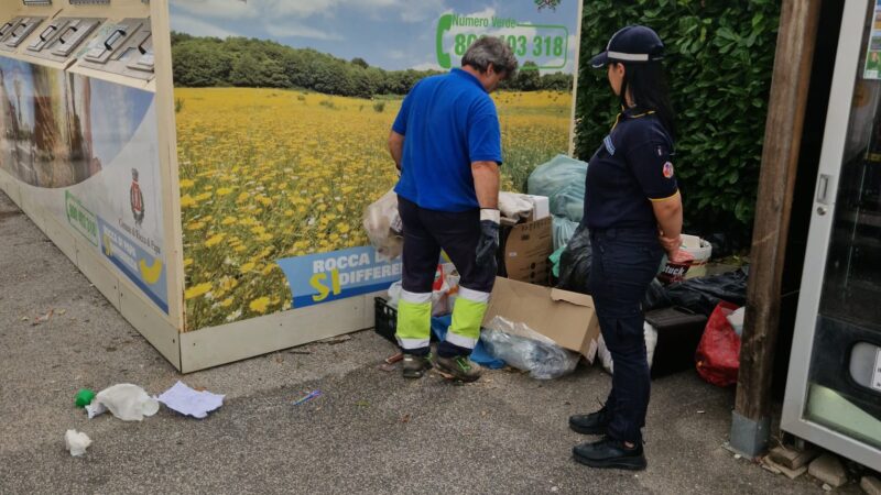 Rocca di Papa, sanzionati due cittadini per il mancato rispetto del conferimento dei rifiuti