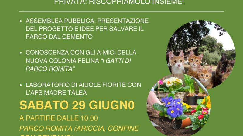 Tra Ariccia e Nemi doppia iniziativa sabato 29 Giugno a favore dell’ambiente e dei boschi del territorio