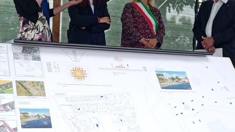 Ardea, Edy Palazzi e Marta Bevilacqua in visita al Consorzio Colle Romito per la Festa del popoloso Quartiere