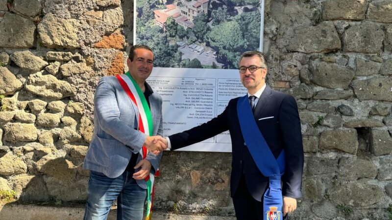 Ariccia, inaugurato il cantiere per i lavori di ristrutturazione di Villa Ricordi: un nuovo Polo per l’inclusione sociale e lavorativa