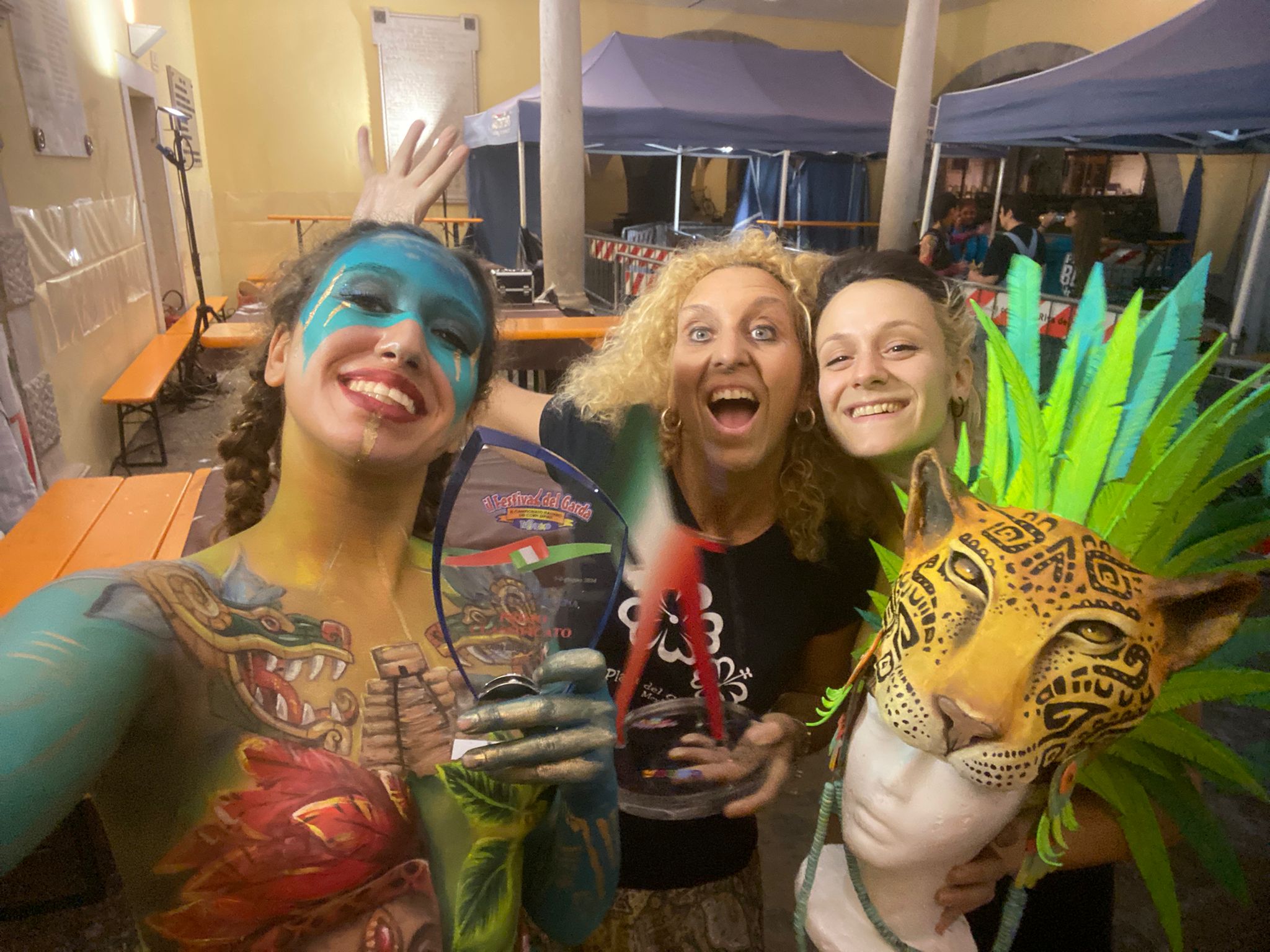 Ariccia, Claudia Priorini campionessa italiana di Body painting a Riva del Garda