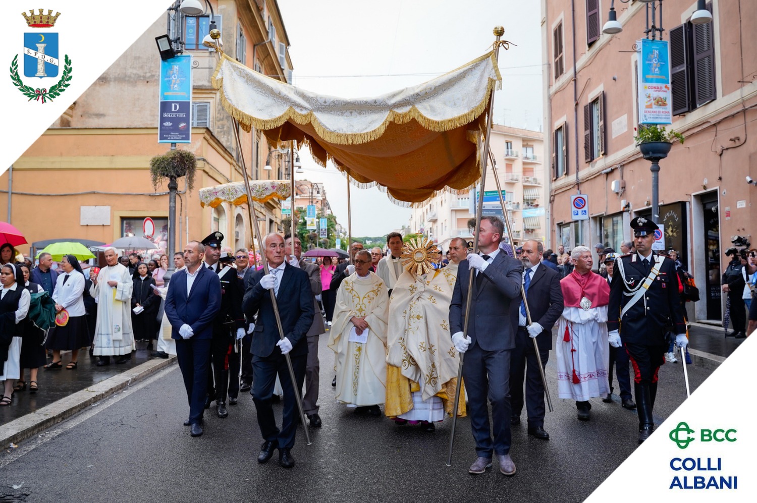 Genzano, la Processione del Corpus Domini