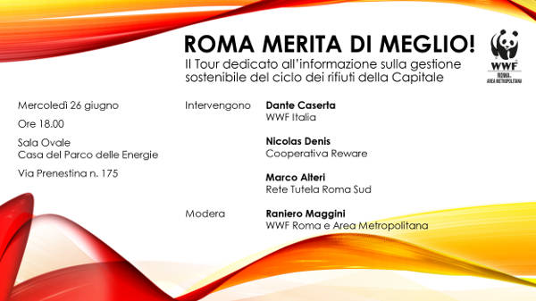 Roma, incontro del WWF con i cittadini