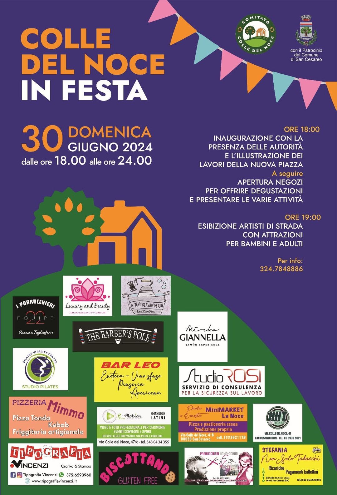 San Cesareo, il 30 giugno torna la festa di Colle del Noce organizzata dal comitato di quartiere