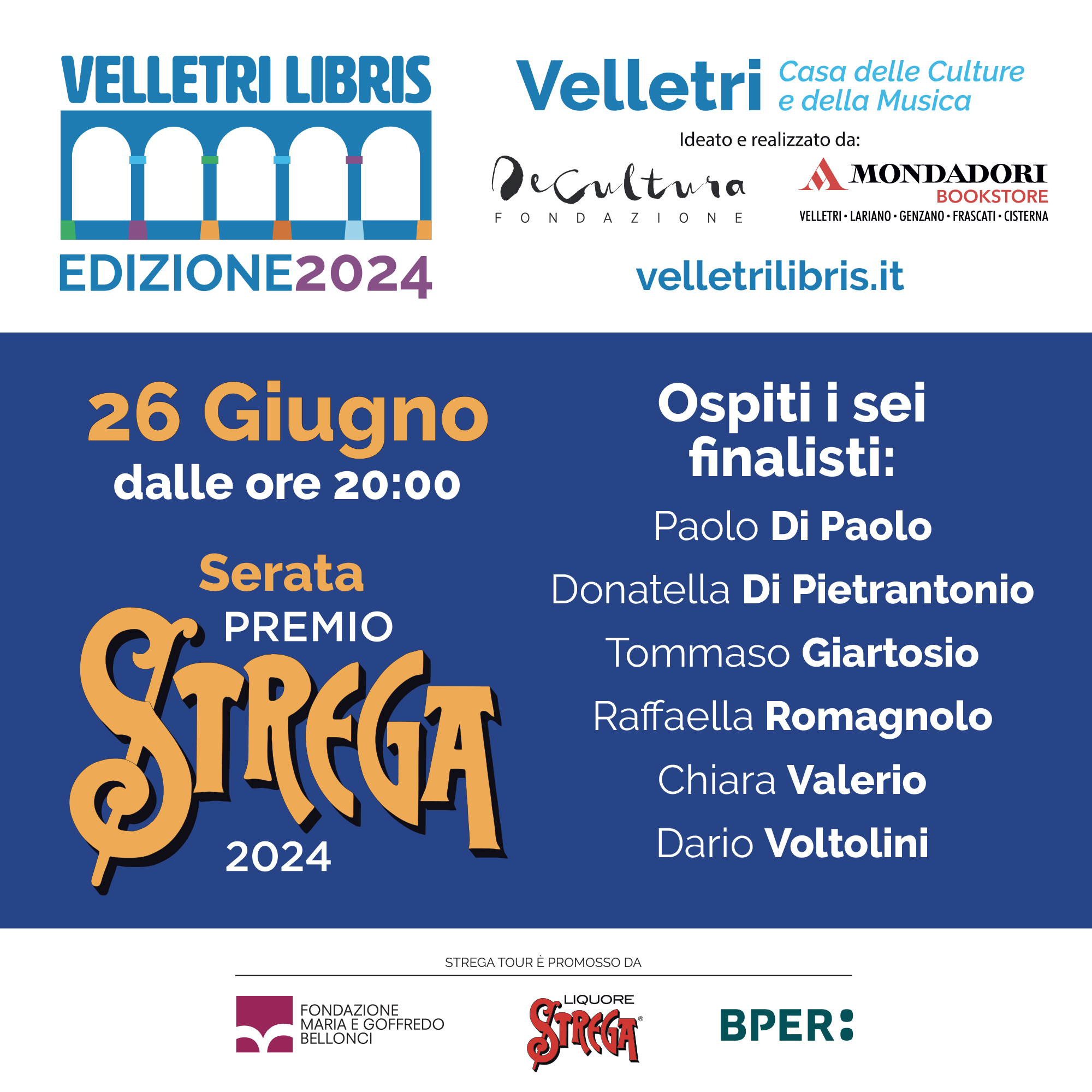 Velletri, la Sestina Finalista de Il Premio Strega sarà ospite alla rassegna letteraria Velletri Libris