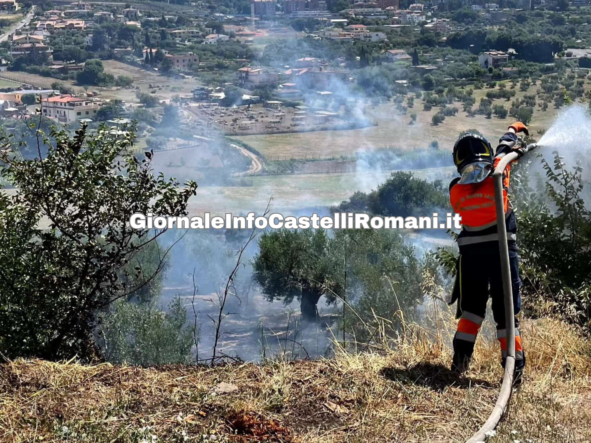 Albano, piromani scatenati, a fuoco anche Monte Savelli