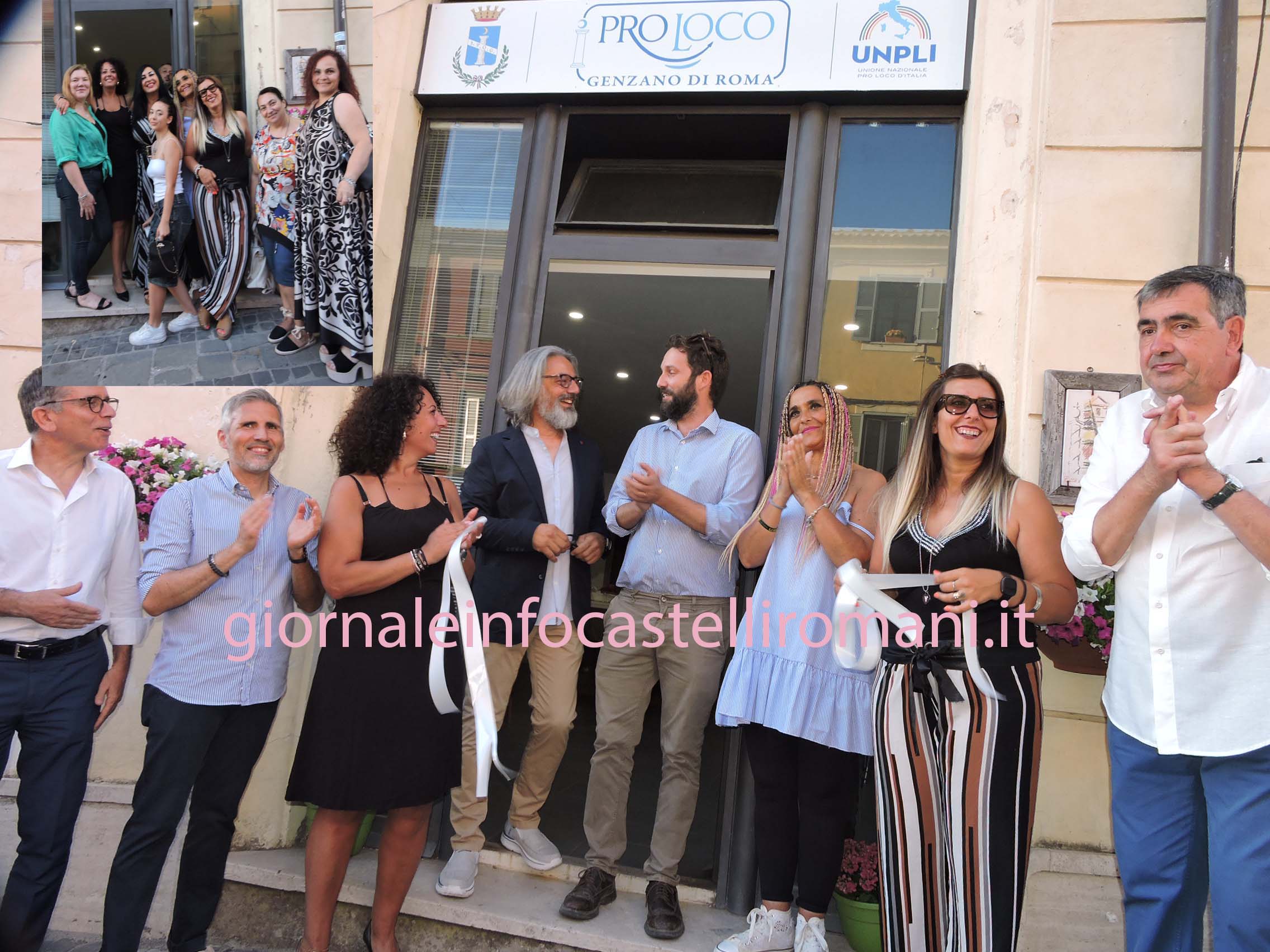 Genzano, inaugurata ieri sera in via Italo Belardi la sede della locale Proloco in un locale comunale vicino al Municipio