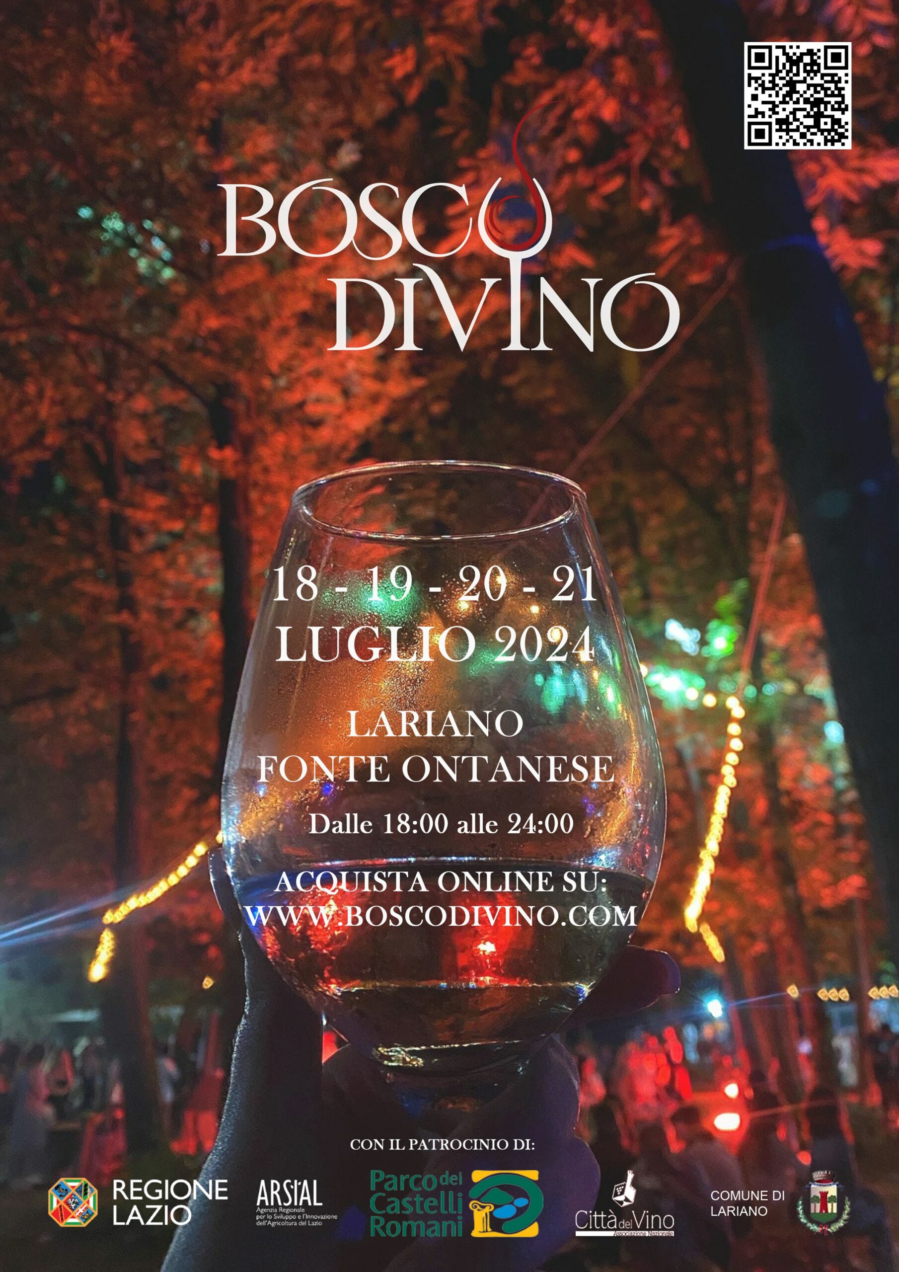 Arriva “BoscodiVino”: esperienza enogastronomica sensoriale tra le suggestioni del bosco a Lariano