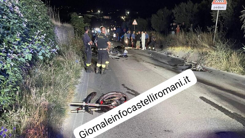 Cori-Giulianello, scontro tra due moto, 3 morti, tra cui due adolescenti