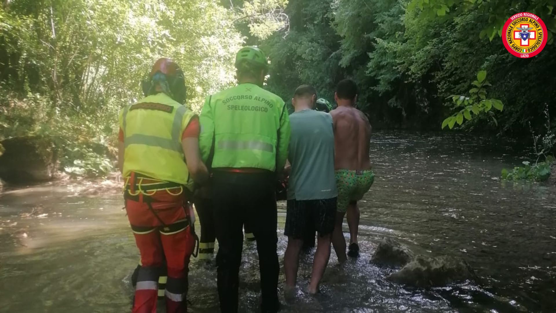 Rio Petescia (Rieti): grave escursionista soccorsa lungo il fiume sulle montagne reatiine