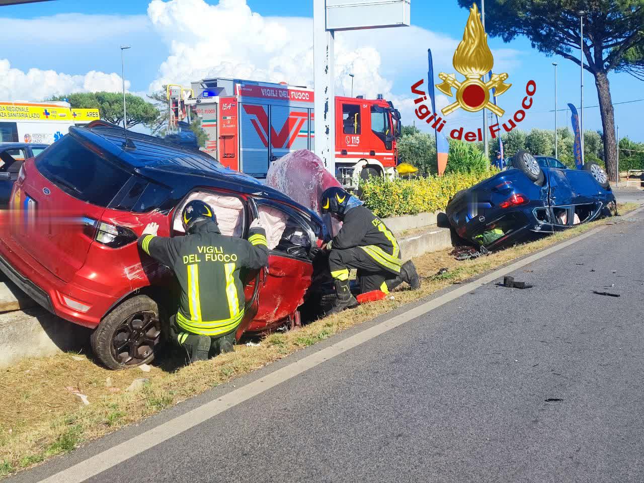 Lanuvio, aggiornamento incidente via Cisternense altezza tratto Bonifica Mediana