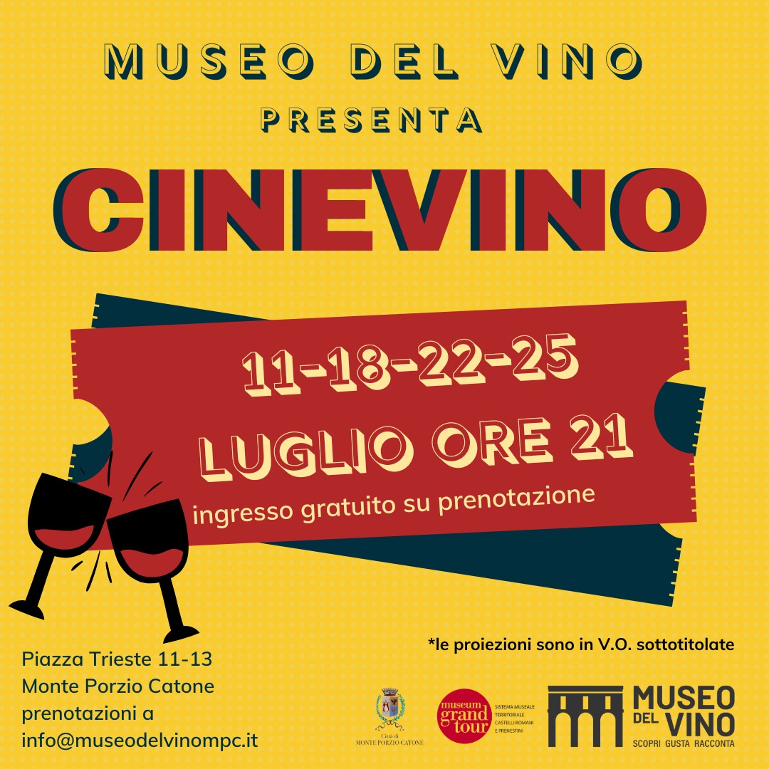 Monte Porzio Catone, in arrivo al Museo del Vino “CINEVINO”