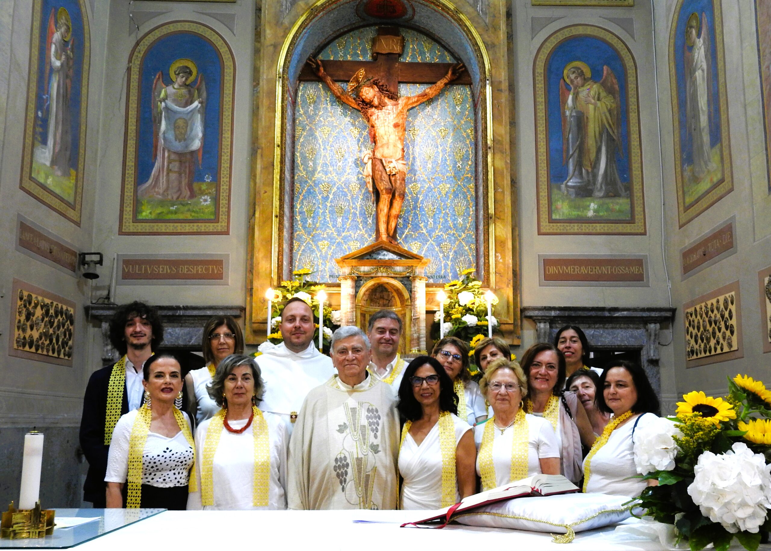 Nemi, grande festa al Santuario del Crocifisso per i 60 anni di sacerdozio di padre Ettore Ricci