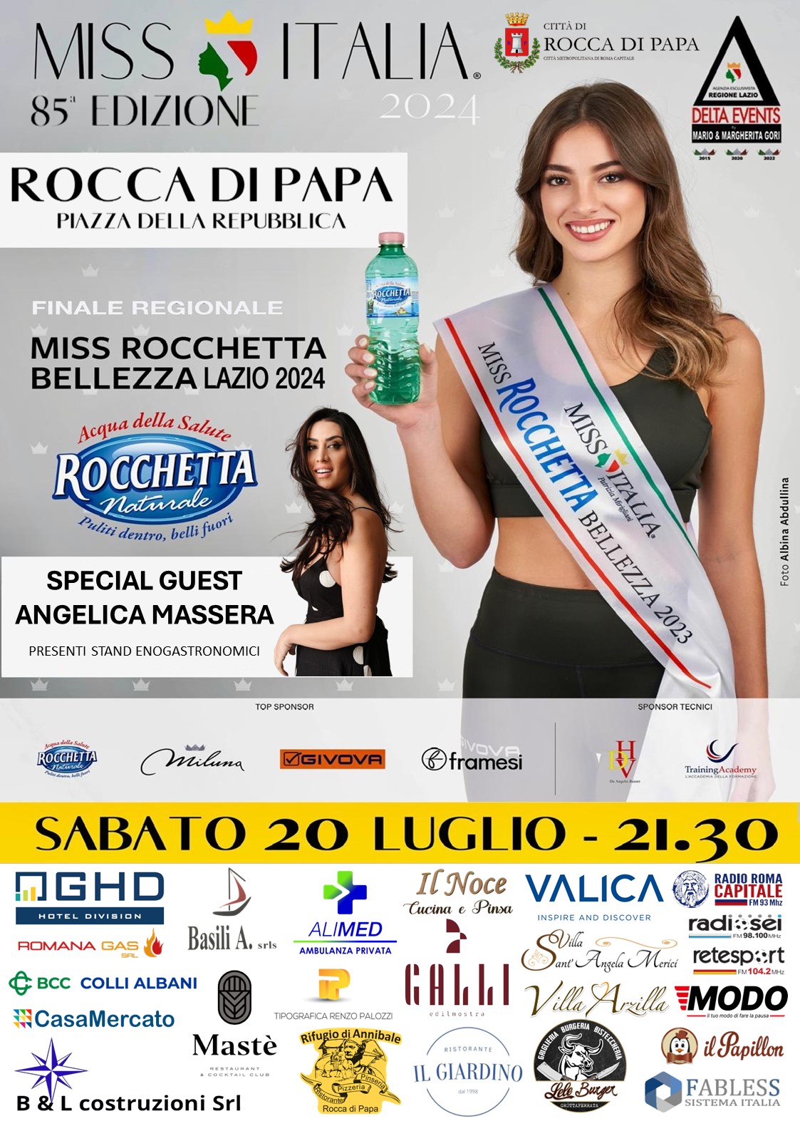 Rocca di Papa ospita la Finale Regionale di Miss Italia – Miss Rocchetta Bellezza Lazio 2024