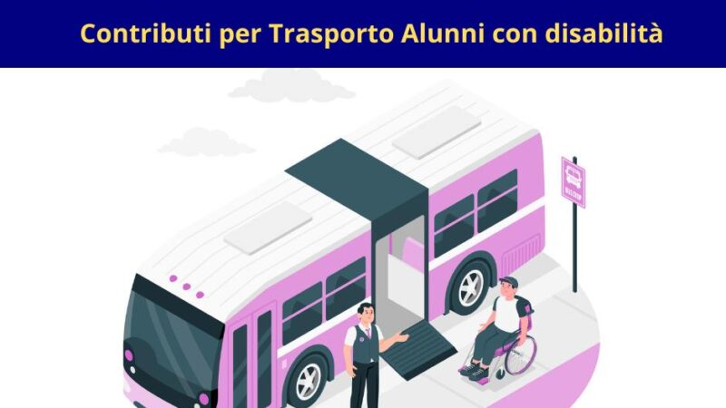 Rocca Priora, avviso pubblico: contributi per il trasporto scolastico degli alunni con disabilità – anno scolastico 2024/2025