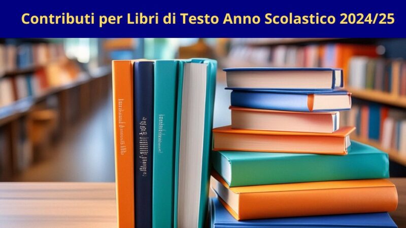 Rocca Priora, contributi per Libri di Testo Anno Scolastico 2024/2025: sostegno agli studenti di scuole medi e superiori